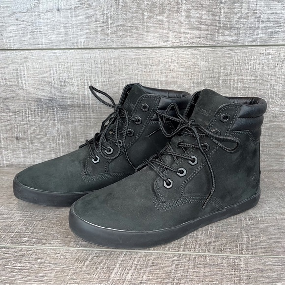 Timberland sz 6 dausette black suede sneaker boot - Picture 8 of 11